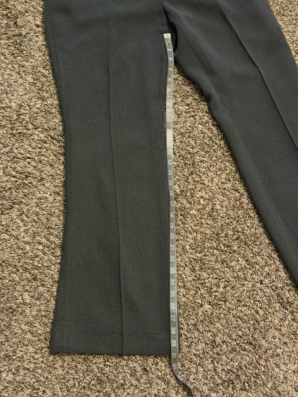 Tahari  ASL Dark Charcoal Gray Tailored Pantsuit - Picture 9 of 12